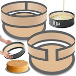 2 Pack Springform Pan Protector 9 Inch Nonstick Silicone Mats Baking Easy.... Fixed Price $15.67.