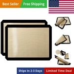 Non Stick Silicone Baking Mats Quarter Sheet Toaster Oven Liner Small,se. Fixed Price $11.84.