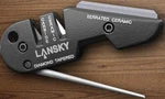 Lansky Blade Medic Measures 4" Four Sharpeners In One Carbide Ceramic Diamond. Fixed Price $19.39.
