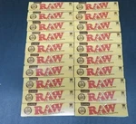 Raw Classic King Size Slim Authentical Natural Unrefined Rolling Papers 20 Packs. Fixed Price $19.99.