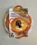 Crofton Ceramic Small Pumpkin Casserole Dish 0.8 Quart Oven Table Baking New. Fixed Price $17.00.