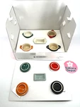 Creuset 100TH Anniversary Miniature Cocotte History Collection Stoneware. Fixed Price $202.61.