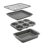 Goodcook 4-PIECE Nonstick Steel Toaster Oven Set With Sheet Pan, Rack, Cake P.... Fixed Price $26.56.