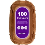 Decopac Loaf Pan Liners, 100 Pack, Non-stick Siliconized 2LB, Natural. Fixed Price $33.11.