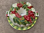 Temp-tations Tara Wreath Fluted Bundt Tube Pan With Lid & Serving Tray Birds Bow. Fixed Price $68.77.