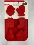Silicone 6 Cavity Christmasmini Jumbo Cupcake Baking Pan Mitten Santa. Fixed Price $11.99.