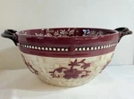Large Temptations By Tara Lace Floral Mixing/ Serving Bowl With Handles 2.5 Qt. Fixed Price $37.62.