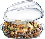 Simax Casserole Dish For Oven, 8 Quart Glass Baking With High Lid Clear. Fixed Price $84.54.