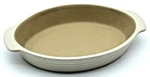 Pampered Chef Vanilla Oval Au Gratin Dish 6X8X2 Small Baker Stoneware Pan 061203. Fixed Price $11.89.