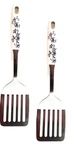 Temp-tations 2-PC Spatula Stainless Steel Utensil, Silicone Eggplant K27938. Fixed Price $17.96.