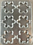 Flower Aluminum Cookie Mold Pan #2105-8109 By Wilton Circa 1999. Fixed Price $5.97.