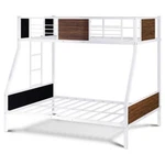 East West Furniture Jackson Traditional Metal Twin Over Full Bunk Bed White. Fixed Price $388.99.