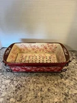 Temptations Loaf Pan With Drip Tray And Wire Carrying Rack. Fixed Price $24.99.