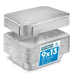 Diplastible Baking 13 X 9 Aluminum Cake Pan, 20 Count Disposable. Fixed Price $29.99.