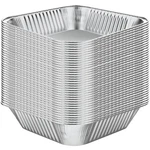 30 Pcs Disposable Aluminum Tin Foil Baking Pans Bakeware Square 8'' X 2.... Fixed Price $25.47.