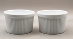 Bia Cordon Bleu Stripes White Small Casseroles Pot Pie Dessert 8OZ Set Of 2. Fixed Price $15.99.