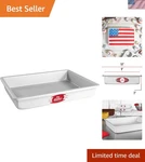 Elegance Baking: 9X13 Inch Silver Sheet Cake Pan, Oven Safe To 550. Fixed Price $55.89.