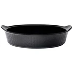 Temptations By Tara Carved Willow 4 Quart Oval Baker Baking Dish Black Oven Safe. Fixed Price $45.00.