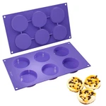Bakerpan Silicone Muffin Top Non Stick - Set Of 2 Mini Medium, Purple. Fixed Price $28.04.