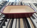 The Pampered Chef #5151 6"X9"X1.75" Qt Rectangle Stoneware Baking Dish Usa. Fixed Price $39.99.