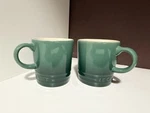 Le Creuset London Stoneware Artichaut Espresso Mini Mugs 100ML 2ND Choix. Fixed Price $26.95.