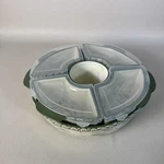 Temptations Old World Lazy Susan Centerpiece Dish Veggie Dip 713079. Fixed Price $68.00.