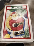 Vintage Santa Christmas Cookie Mold 1995 Sassafras Superstone Large New Box. Fixed Price $27.99.