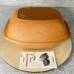 Vtg Schlemmertopf Classic German Glazed Clay Pot Roaster Cooker - New, No Box. Fixed Price $67.87.