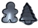 Wilton Christmas Holiday Baking Sheet Cookie Pan Set Of Designs #2. Fixed Price $16.99.