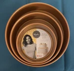 Set Of 3 Cake Pans, Ayesha Curry, Modern Traditions, 6 8 10 Inch, Nwt. Fixed Price $23.99.