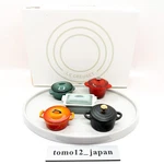 Creuset 100TH Anniversary Miniature Cocotte History Collection Stoneware Nib. Fixed Price $186.85.