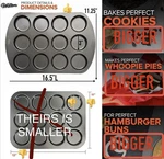 Wilton Nonstick Muffin Top Whoopie Pan 12-CAVITY Cookie Hamburger Bun Eggs. Fixed Price $24.44.