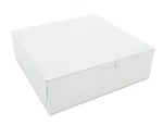 Premium Bakery Box 8X8X2.5 Inches White Clay Coated Lock Corner Case Of 250. Fixed Price $98.19.