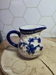 Temptations Floral Lace Creamer In Blue. It Ft Basket Weave & Flower. Fixed Price $15.98.