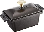 Staub Half Terrine Black 15 11CM 0.7L Speciality 40509-571 With Box New Japan. Fixed Price $205.09.