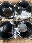 Carlisle Oz Restaurant Melamine Ramekin Dressing Black (S28103) Stackable Lot. Fixed Price $49.99.