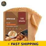 Amfocus Parchment Paper Sheets 9X13 In, 100PCS Non-stick Baking. Fixed Price $24.99.