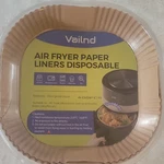 Vailnd Air Fryer Paper Liners Disposable Brown 400 Pack Solid. Fixed Price $11.38.