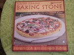 Pizzacraft Round 15 Inch Ceramic Baking Stone With Wire Handle Frame, Box. Fixed Price $24.95.