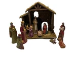 Celebrate - Christmas Nativity Set New In Box Home Decor. Fixed Price $25.00.