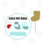 Christmas Stocking Cake Mold Deluxe Cutter, Popper, And Tray Option. Fixed Price $15.00.