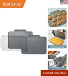 Pro-release Nonstick Bakeware Set 3 Piece, Oven Safe Up To 450 F, Gray. Fixed Price $180.39.