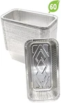 Fig & Leaf (60 Pack) Aluminum 2-LB Bread Loaf Pans 28 Gauge 8.5" X 4.5" 2.5". Fixed Price $25.99.