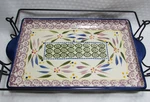 Temp-tations By Tara Old World Confetti Travel Set Incomplete Baking Dish Stand. Fixed Price $28.00.