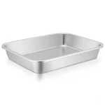 Teamfar Lasagna Pan, 10.6 X 8.3 1.7INCH Stainless Steel Rectangular Cake Br.... Fixed Price $20.83.