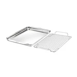 Allclad Stainless Steel Halfsheet Baking Pan 13" X 21" With Cooling Rack Tri.... Fixed Price $162.42.