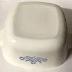 1958 1959 Corningware Vtg G1 Embossed Bottom Stamp C-16 Blue Cornflower Dish. Fixed Price $187.50.