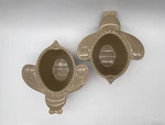 Temptations By Tara Bee-lieve Shaped Bakeware Bowls Set Of 2 Beige 8 Oz. Fixed Price $16.00.