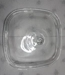 Vintage Pyrex P-12-C Glass Lid With Knob. Fixed Price $9.00.