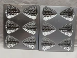 Wilton 2105-1779 Six 3" Christmas Tree Cake Muffin Pan Food Mold Lot. Fixed Price $16.98.
